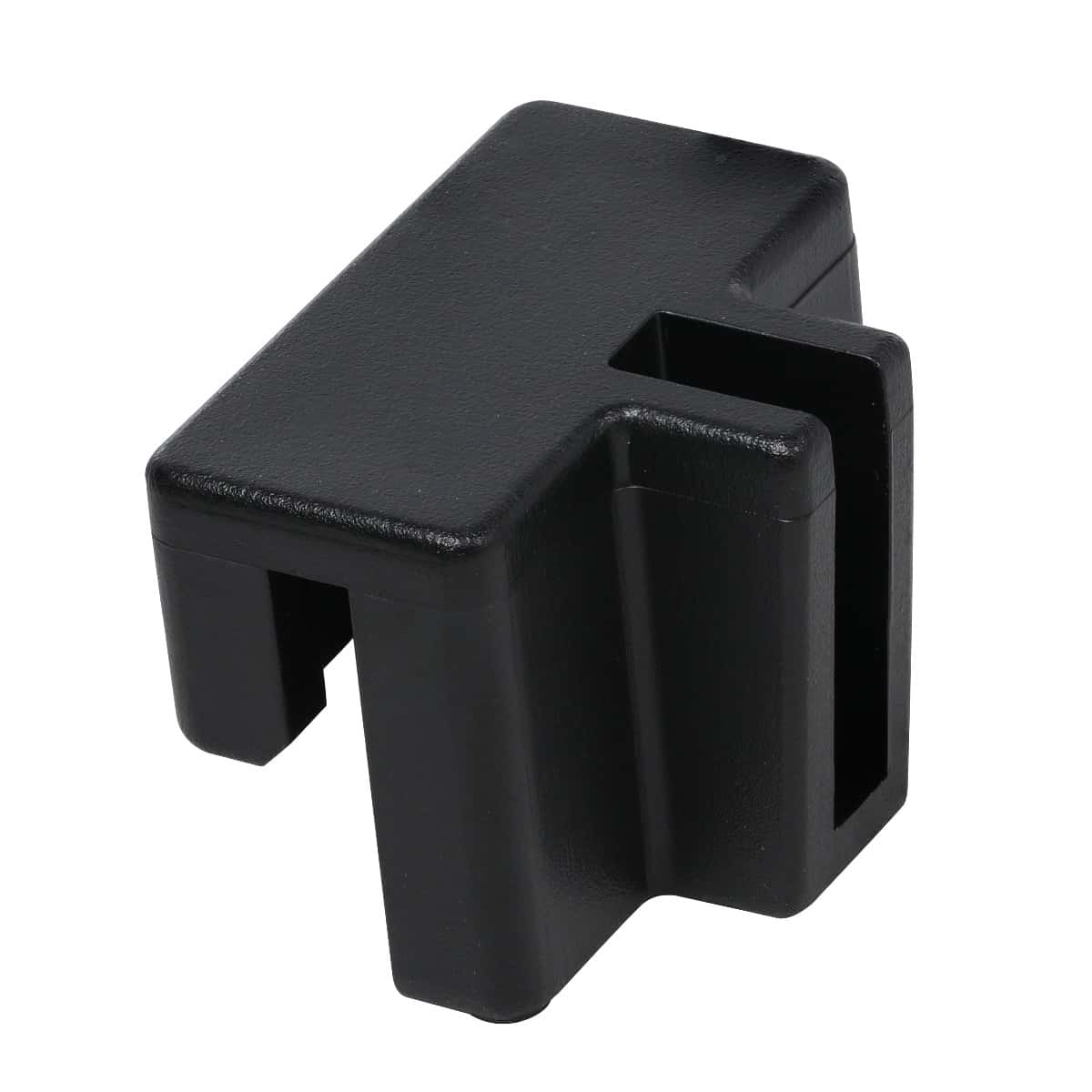 10 Pack Plastic Rail Clip for Hanging File Cabinet Organizer System,  Lateral Bracket, Black