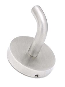 Nystrom Levanto Collection 1 3/8-inch (35 mm) Modern Bathroom Double Hook for Bathrobe and Towel, Chrome Finish